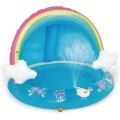 Inflatable Baby Pool Rainbow Baby Toddlers Splash Pool