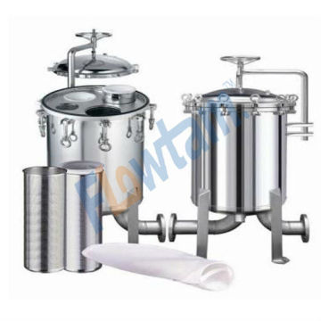 Stainless steel chemical filter housing