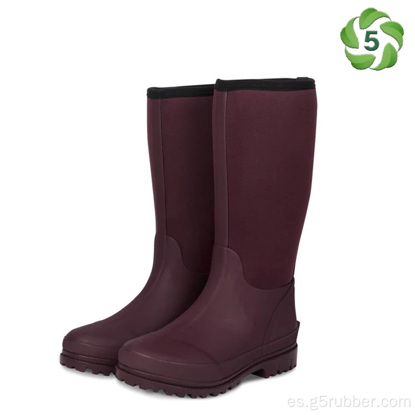 Botas de goma naturales G5 para mujeres multiproapacción