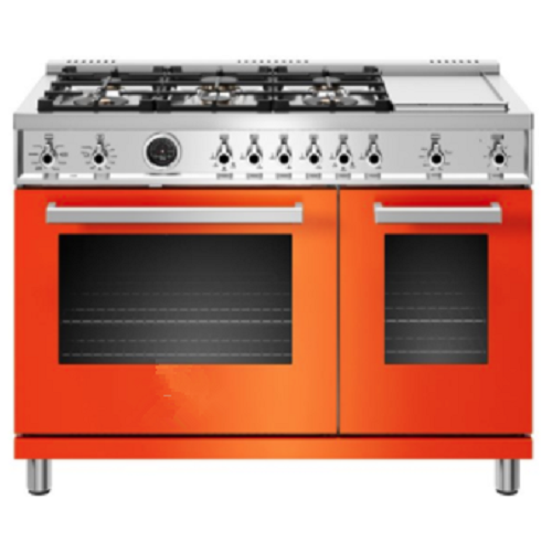 48in All-Gas Range 6 Messinger und Brandstätte