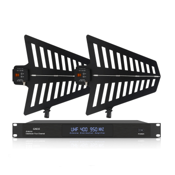 GPUB Signal Distributor & Antenna Distribution System for Wireless Microphone - 10 UHF Channel Booster Amplifier
