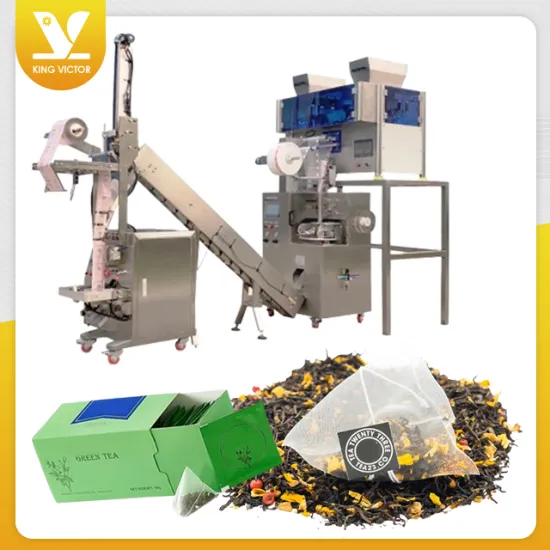 Automatic Triangle Tea Bag Packing Machine for Inner and Outer Bags