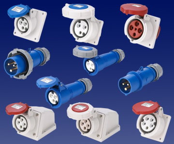 IP44/IP67 Nylon Electrical Male and Female Industrial Switch Plug and Socket