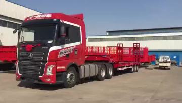 2Axle 3Axle 40Ft Lowbed Semi Trailer
