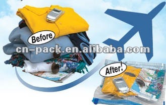 Roll-up Vacuum Bag for Travelling Use