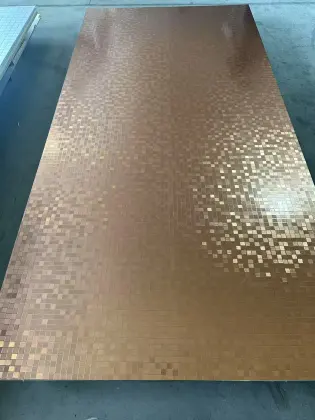 Wear Resistant Paint Free PET Wood Veneer Panel