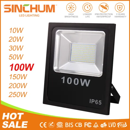 SMD 100w energy saving beam angle 120 degree factory direct wholesale high lumen led flood light