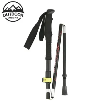 Anti-Slip Folding Trekking Poles and Walking Stick - 3 Sections 135cm