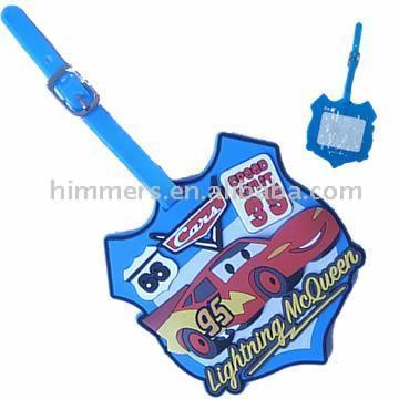 3D PVC Luggage Tag