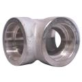 High Pressure Pipe Connection Fitting Stainless Equal Tee