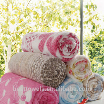 100% Polyester wedding Flannel Blanket