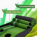 Auto Return Golf Balls Plastast Put Mat Mat Trainer