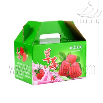 Strawberry packing paper box