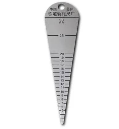 Stainless Rail Gap Ruler for Measurement Rail Gap
