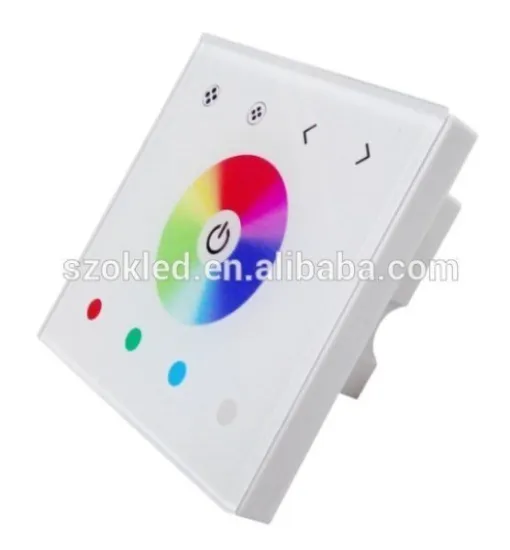 DC 12-24V White Case LED Touch Panel RGB Controller: Enhancing Lighting Control with Precision and Style