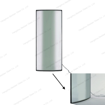 Triple Pane Low-e Tempered hollow curved Glass with Argon Gas