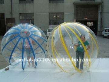 2m inflatable water ball with colorful strip