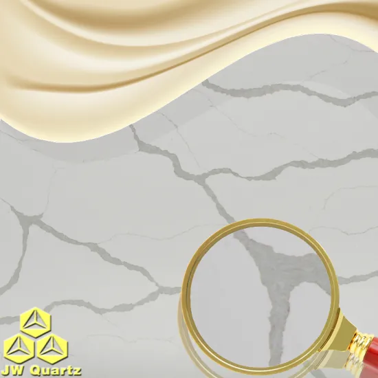 Lightning-Vast Veined Artificial Quartz Stone Slab