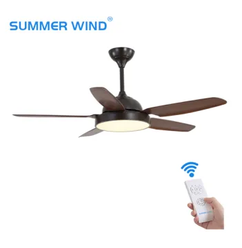 Smart Low Noise Domestic Ceiling Fan with LED