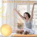 Radiant Morning: despertador con radio FM y luz nocturna relajante
