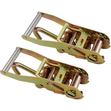 Спражка з храповым механізмам і J-вобразным кручком для прычэпа