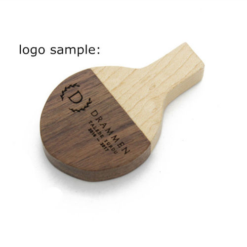 Wooden Racket Flash Drive 4GB 8GB 16GB