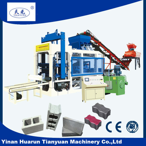 QTY8-15 automatic brick machine/hollow block making machine/cement paver block making machine