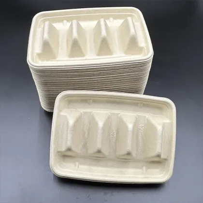Eco-Friendly Biodegradable Bagasse Food Container Taco Box