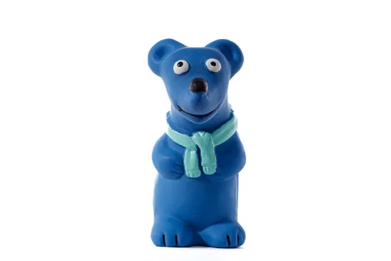 Squeaky Latex Dog Chew Toy Bear