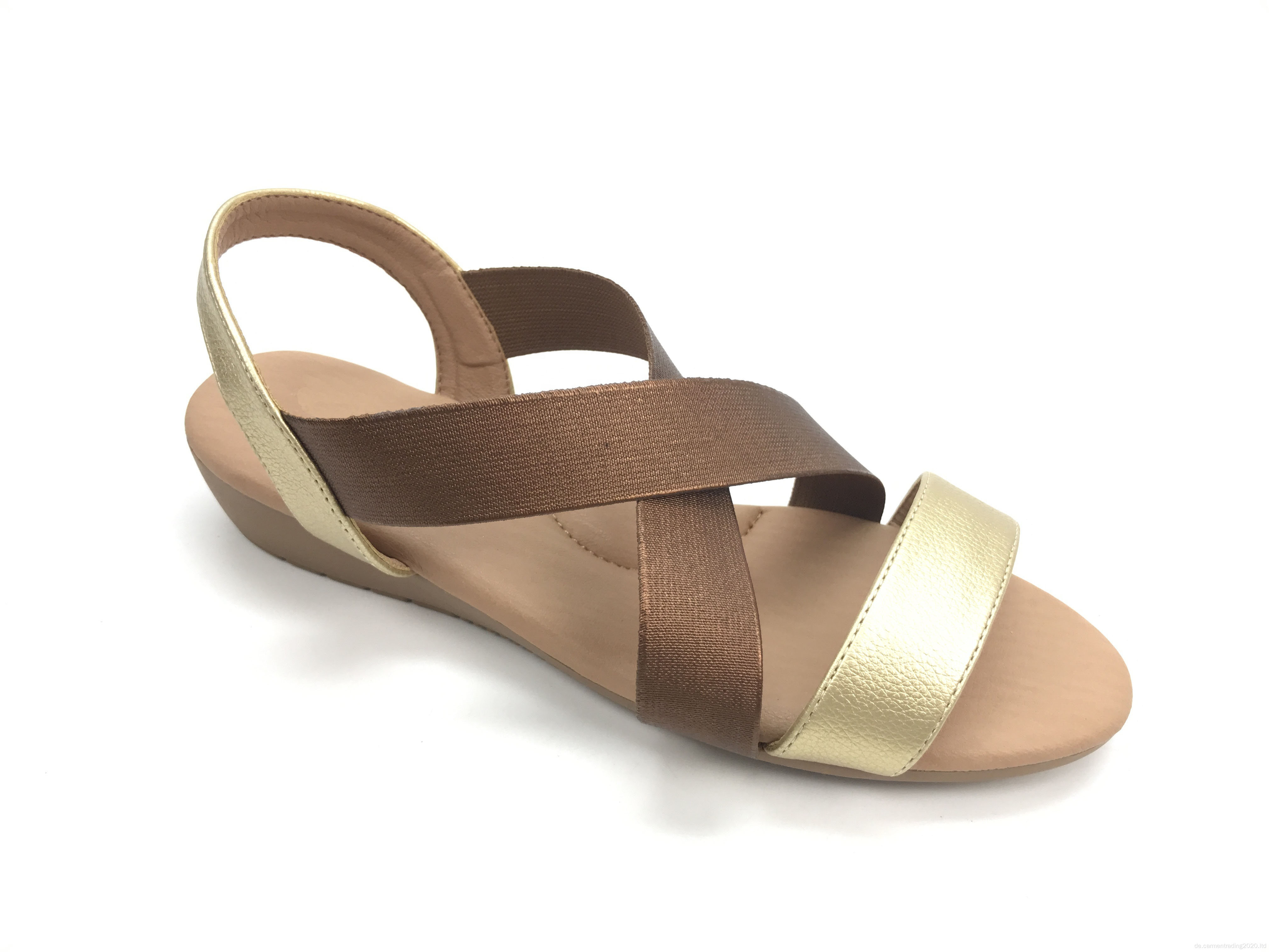 Keilsandalen Sommer Frauen PU Lederschuhe