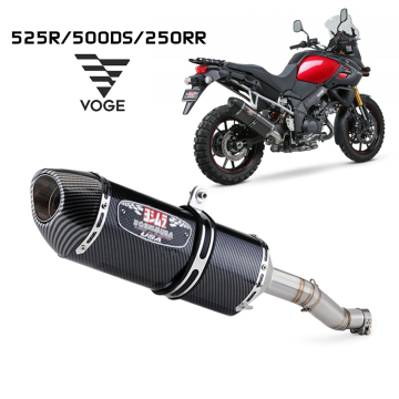 Voge 525R 500DS 250RR मफलर एग्जॉस्ट फॉर लोनसिन संशोधित मध्य खंड