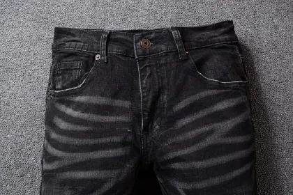 Fashion Urban Men's Slim Narrow-feet Black Jeans