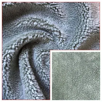 100% Polyester Icelandic Velvet Knitted Fabric