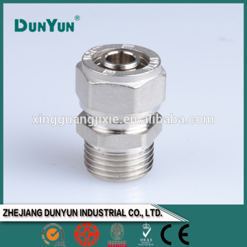 China manufactured brass male straight