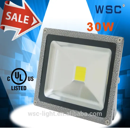 UL high quality outdoor 6500k 30 w led flood light with 3 - 5 watt led chip