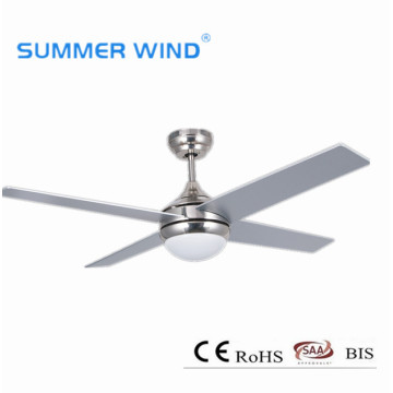 Mini warm white ceiling fan with remote