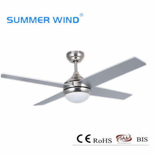 Mini warm white ceiling fan with remote