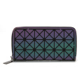 Wallet For Sale New design rhombus personality mini bags women fashion PU material luminous wallet Supplier