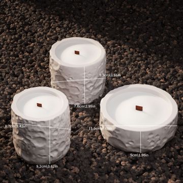 INTODIY Space Moon Series Candle Cup Silicone Mold