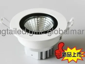 new style white 5W COB antifogging anti-glare LED downlight