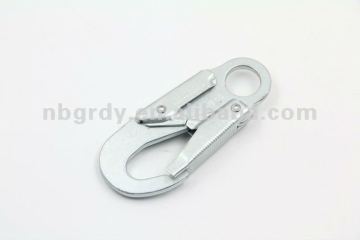 Body harness stamp snap hook