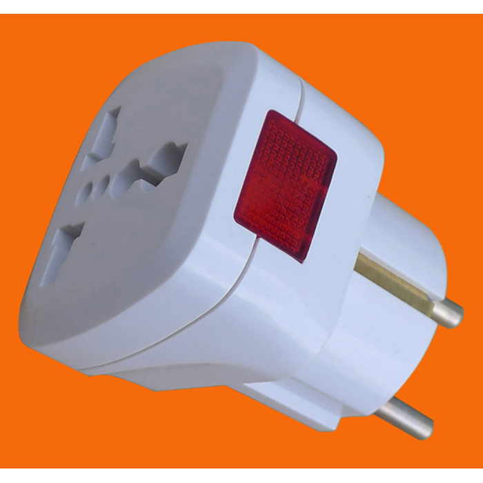 Steker Konversi Universal untuk Eropa (Schuko Plug)