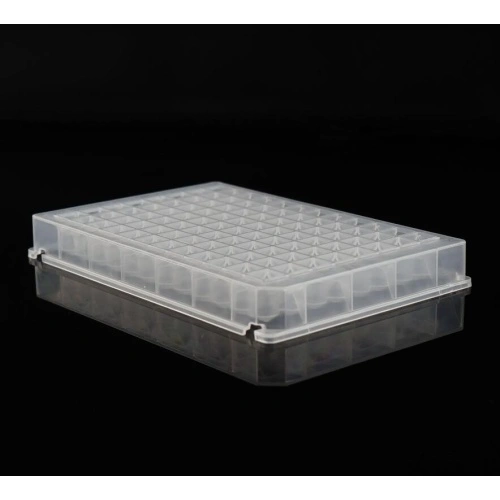 96 Well Polypropylene PCR Tube or Plate Storage Box with Lid 5/Pk - Assorted Colors