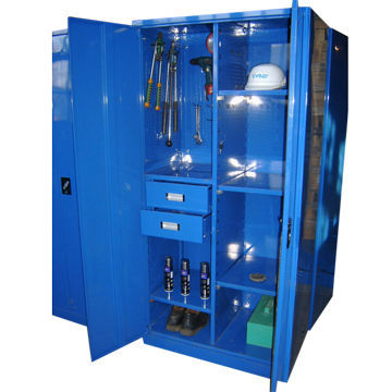 Push Tool Cabinet, Large Capacity, Mild Steel, Powder Coated, Painted