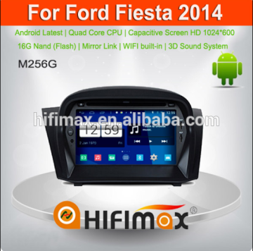 7 inch Android 4.4.4 GPS DVD Navigation Head Unit for FordFiesta (2014) - HD 1024*600 Quad-Core 1.6GHZ CPU 16GB HD 1080P WiFi D