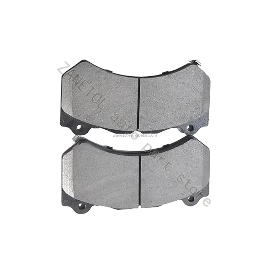 ZANETOL Front Brake Pads Brake Pad Set for Jeep Grand Cherokee WK2 SRT8 6.4L V8 2012-2016