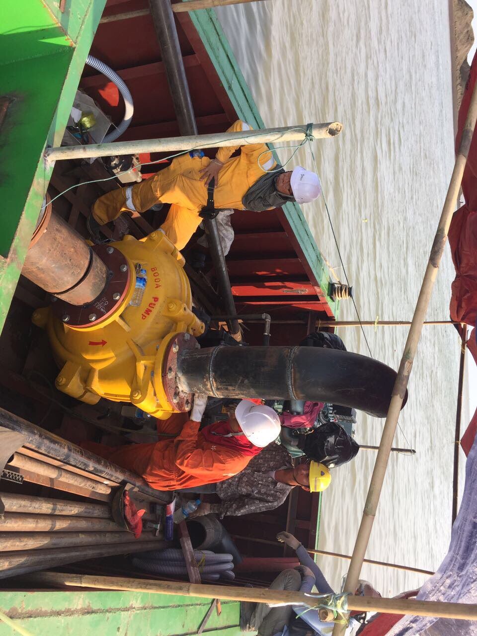 sand slurry pump applcation dredging sand 