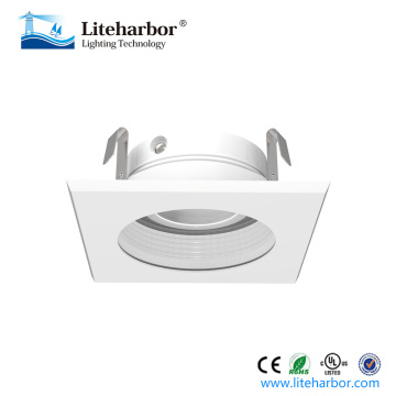 3.5 Inch Square Baffle Reflector Trim 8W Lighting Recessed