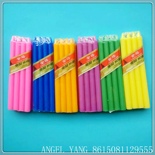 300G WHITE STICK PILLAR CANDLE OEM LABEL VELAS