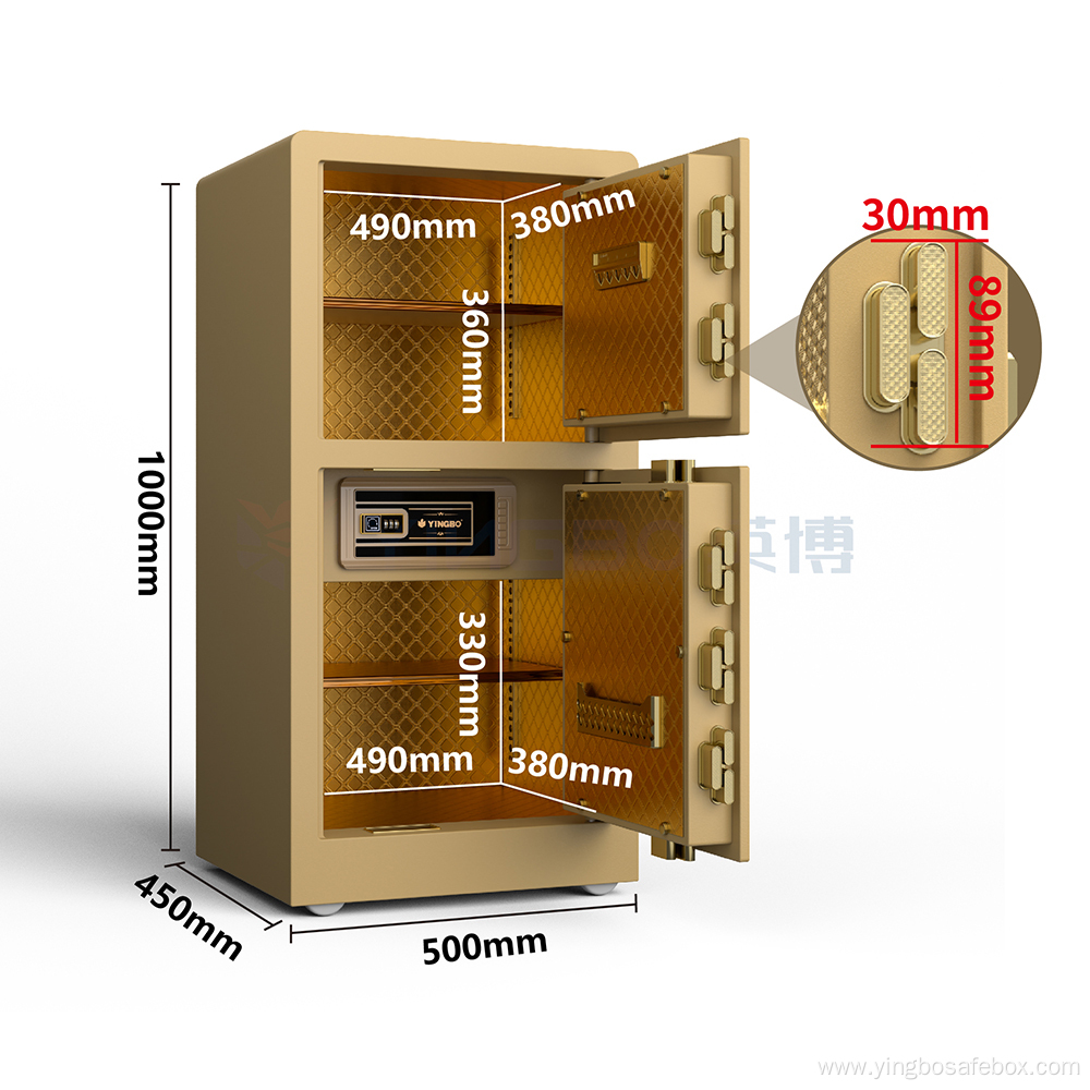 home cash security semiconductor fingerprint safe box